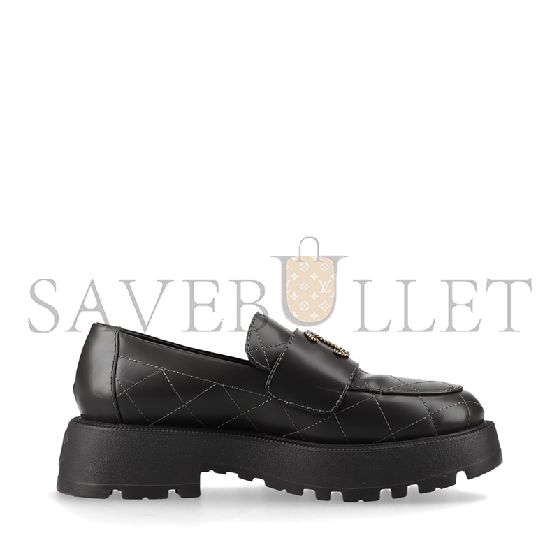 Ch*el coco mark matelasse 24b leather loafer g45921